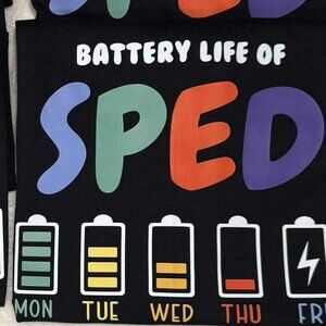 Battery Life of SPED T-Shirt